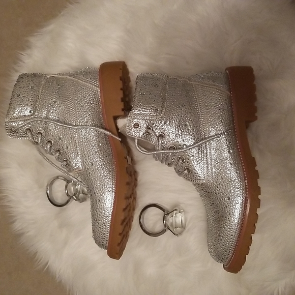 Bling Combat Boots - Picture 4 of 9